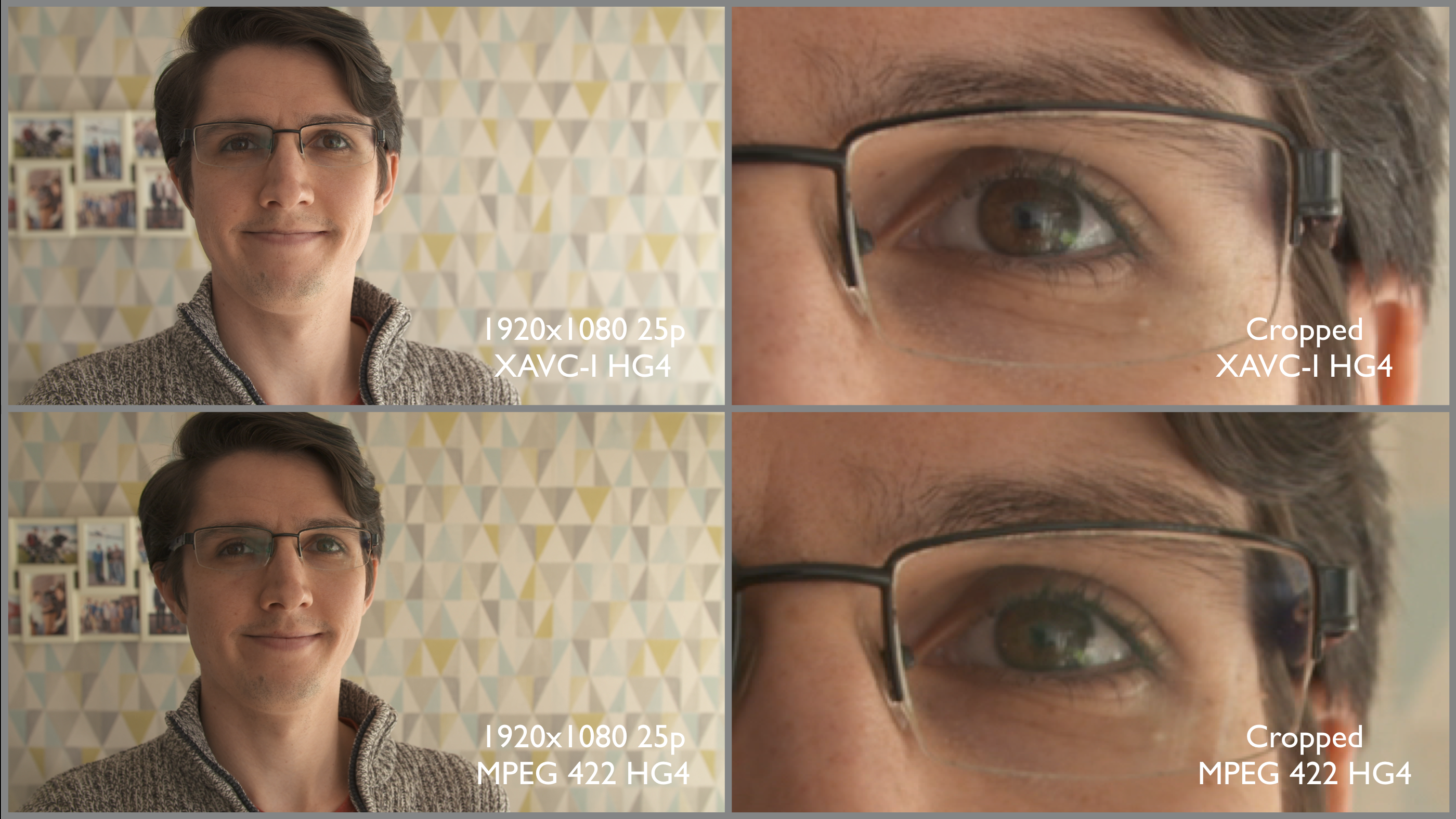 A comparison between XAVC-I and MPEG 422 image quality from the FS7